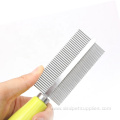 Double Sided Stainless Steel Pin Pet Removal Comb